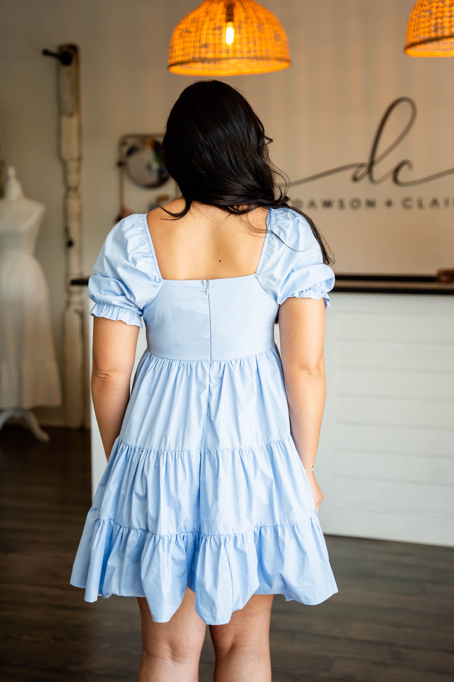 SWEETHEART TIERED DRESS