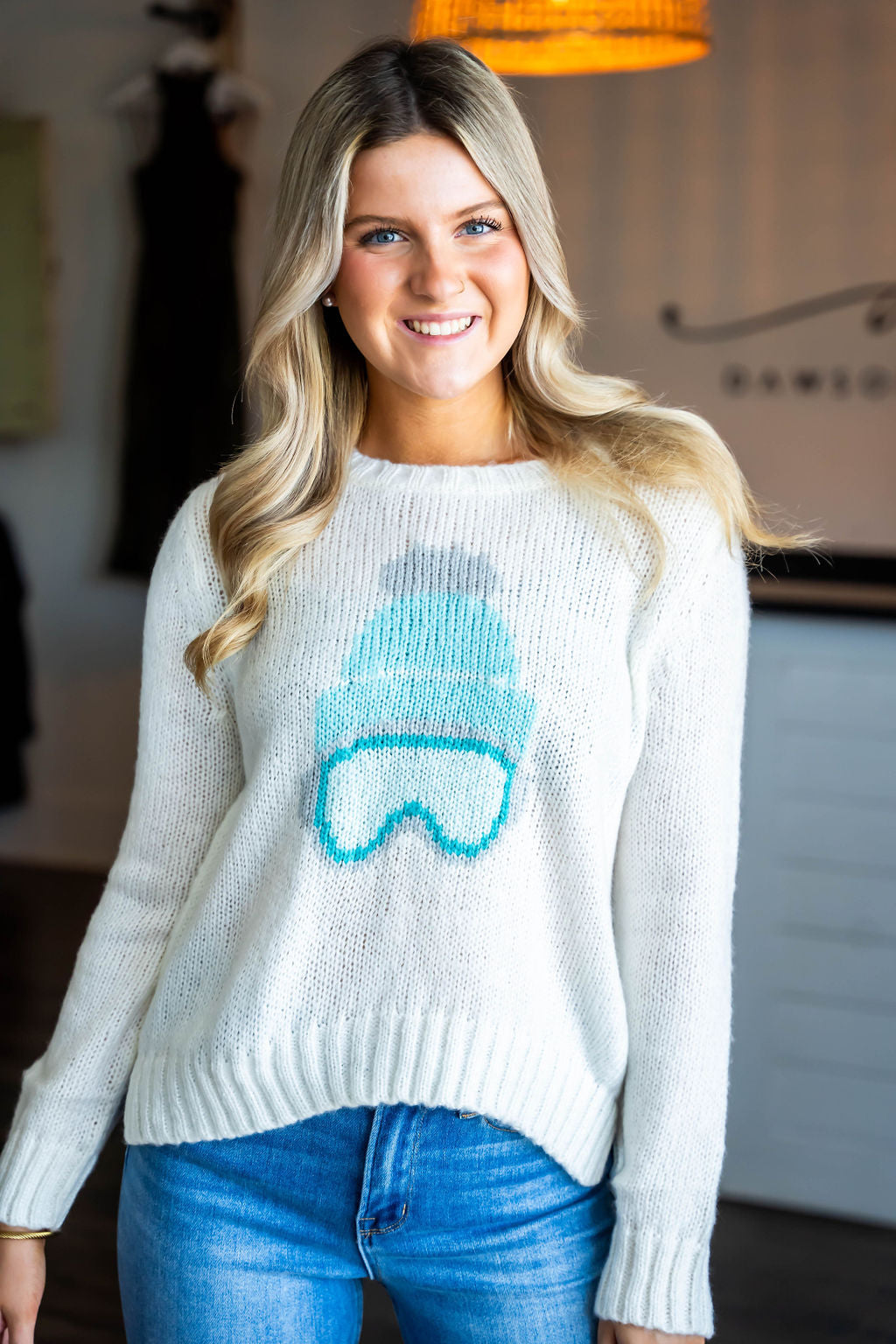 SKI BABE CREW SWEATER