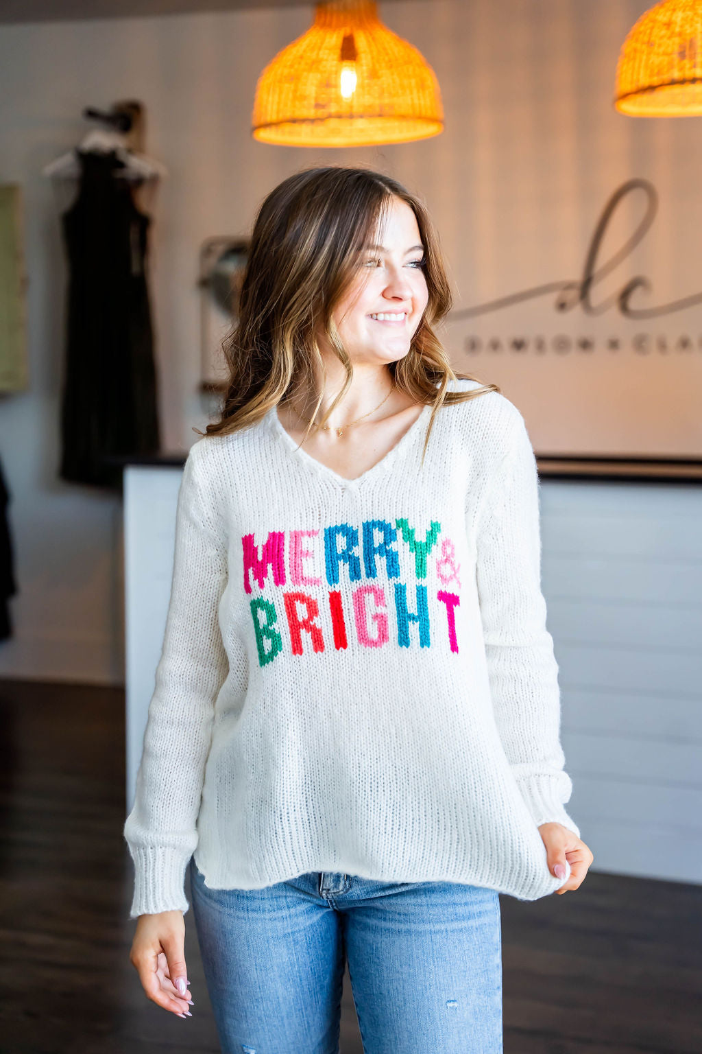 MERRY & BRIGHT SWEATER