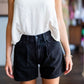 JUST BLACK AYLA PLEATED SHORT