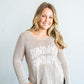 women's knitted Sunday sweater