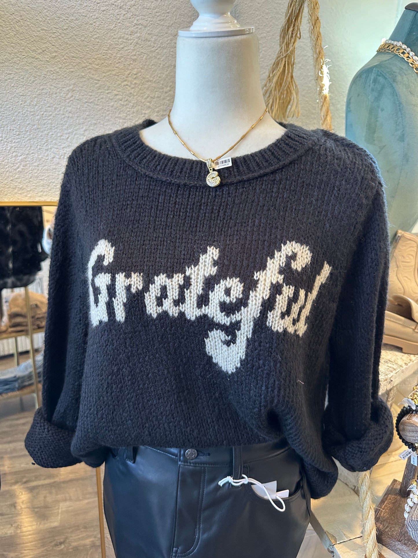 GRATEFUL CREW SWEATER