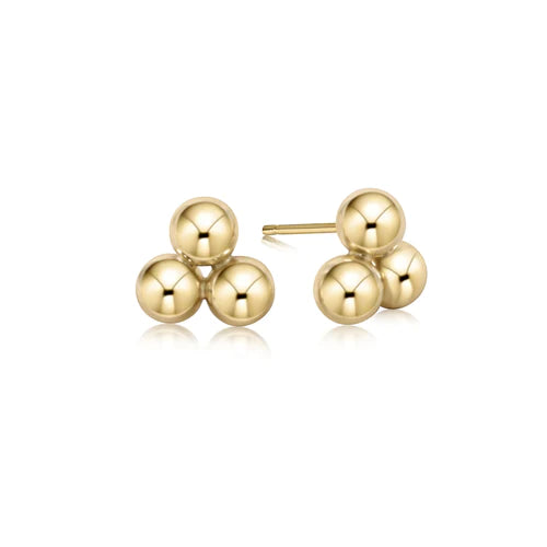 ENEWTON CLASSIC CLUSTER STUD EARRING - 6MM GOLD