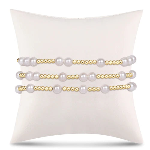 ENEWTON HOPE UNWRITTEN 5MM BEAD BRACELET - PEARL