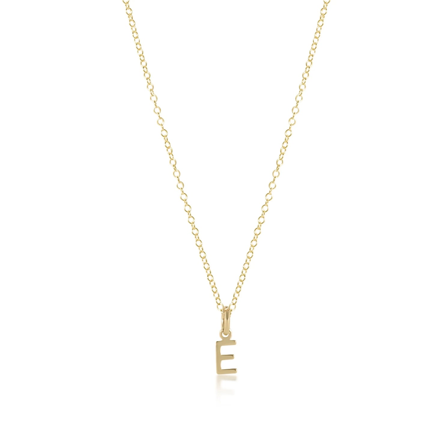 ENEWTON 16" GOLD LETTER CHARM NECKLACE