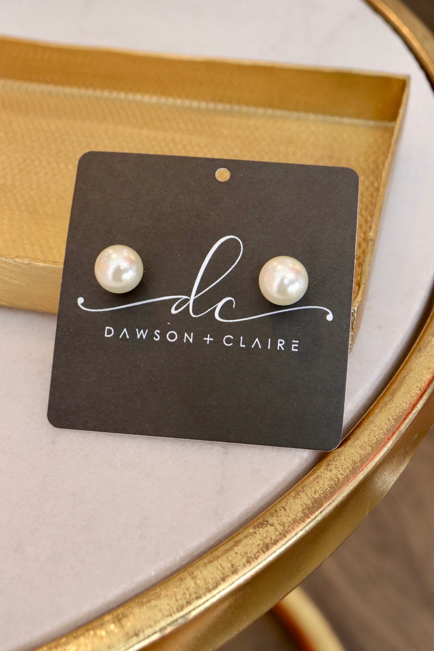 BASIC PEARL STUD EARRING