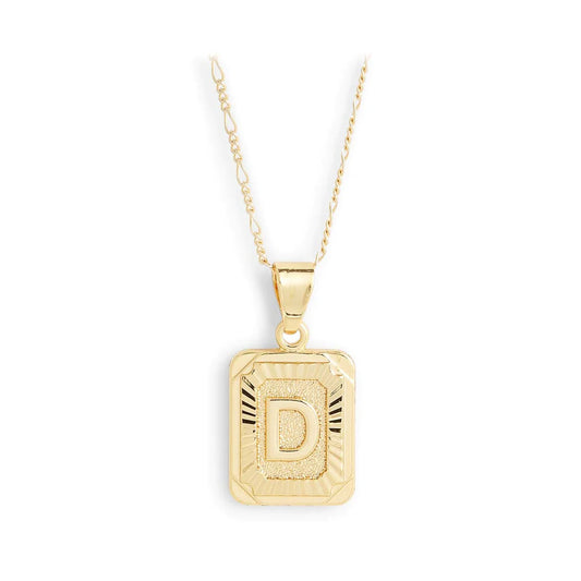 INITIAL CARD NECKLACE | BRACHA