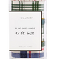 ILLUME BALSAM & CEDAR PLAID TIN CANDLE TRIO