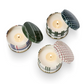 ILLUME BALSAM & CEDAR PLAID TIN CANDLE TRIO