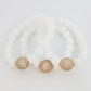 GEMSTONE PAVE BALL BRACELET