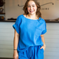 OCEAN GAUZE TOP