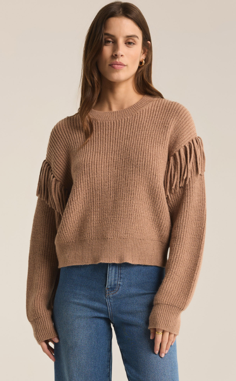 ON THE FRINGE SWEATER