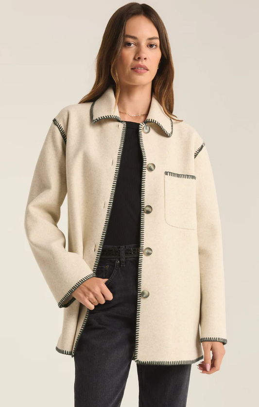 OLIVIA WHIPSTITCH JACKET