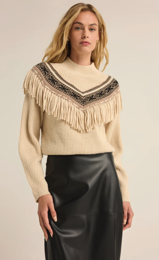 NORTH FRINGE SWEATER