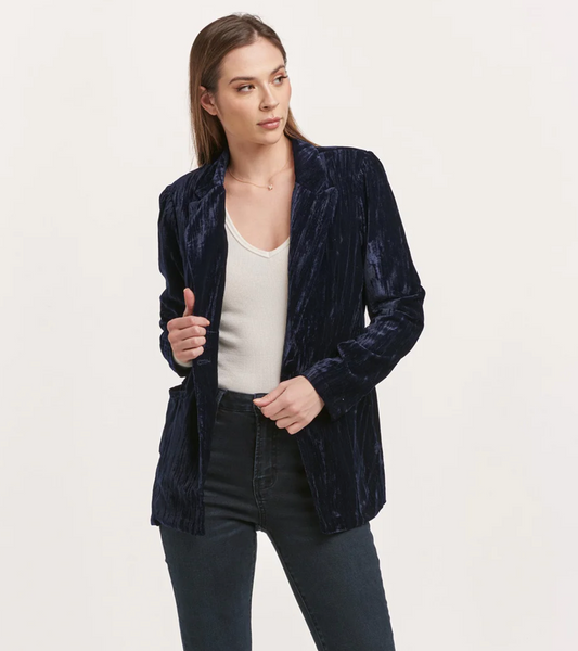 MIDNIGHT NAVY BLAZER