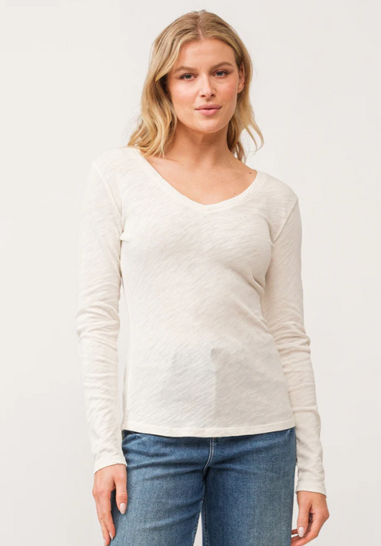 ALINA TOP | ANTIQUE WHITE