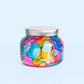 CAPRI BLUE VOLCANO SIGNATURE RAINBOW WATERCOLOR JAR, 19 OZ