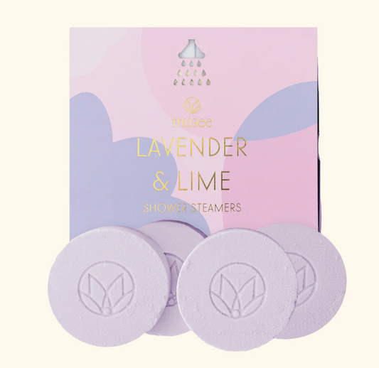 MUSEE LAVENDER & LIME SHOWER STEAMERS