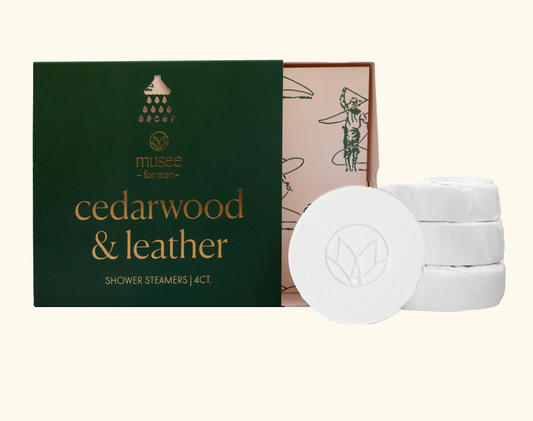 MUSEE CEDARWOOD & LEATHER SHOWER STEAMER