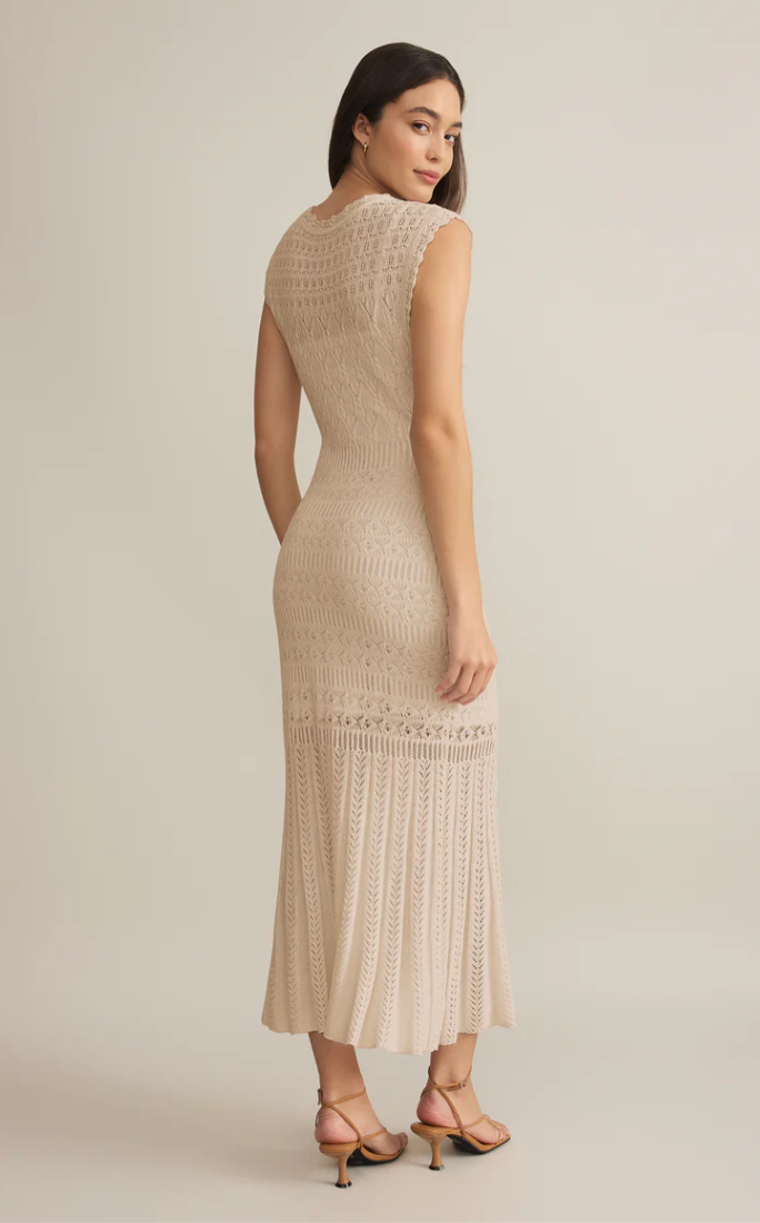 ZSUPPY MARSELLA CROCHET MIDI DRESS