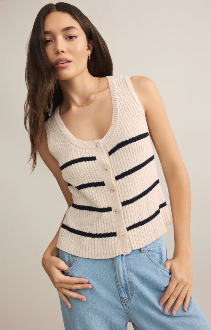 ZSUPPLY SYCAMORE STRIPE SWEATER VEST