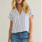 ZSUPPLY PARALLEL STRIPED LINEN TOP