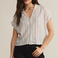 ZSUPPLY PARALLEL STRIPED LINEN TOP