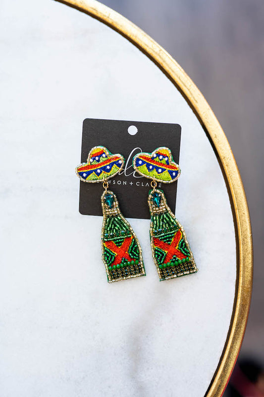 CINCO DE MAYO BEADED EARRING