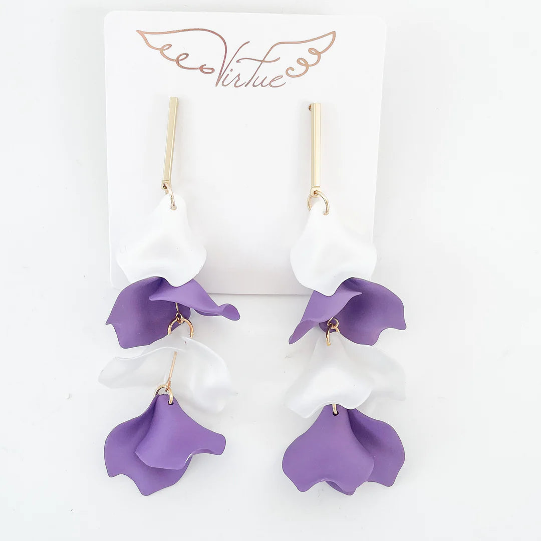 GAME DAY HYACINTH EARRINGS