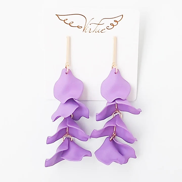 HYACINTH PETAL EARRINGS